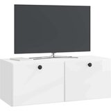 TV Omarica za TV, ki jo lahko montiraš na steno Bela visok sijaj, (5000220393) | Shoptok.si