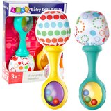  Set od 2 senzorne zvečke sa mekanim loptama na vrhu | shoptok.hr