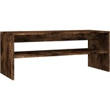Maison Chic Klubska mizica - kavna mizica - Nizka mizica dimljeni hrast 100x40x40 cm inženirski les, (21755389) | Shoptok.si