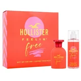 Hollister Feelin' Free set: EDP 50 ml + meglica za telo 125 ml za ženske