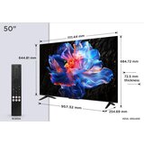 Tcl Televizor 50V6C/LED/50"/4K UHD/60Hz/Google TV/crna | Eponuda.com
