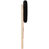  Tapecirani uzglavlje Smeđa i crna 80 cm Čvrsto borovo drvo | shoptok.hr