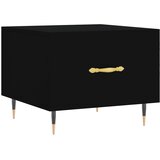  Stolić za kavu crni 50 x 50 x 40 cm od konstruiranog drva | Eponuda.com