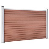  Vrtna ograda WPC 180 x 105 cm smeđa | shoptok.hr