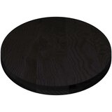 vidaXL Mizna plošča temno rjava 140x60x4 cm trdna hrastovina ovalna | Shoptok.si