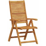  Vrtni set za objed 5 kom. Smeđa Čvrsto drvo akacije 170 x 80 x 75 cm | shoptok.hr
