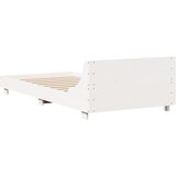  Okvir kreveta bez madraca bijeli 75 x 190 cm masivna borovina | shoptok.hr