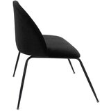 MID.YOU Stol Velvo, Črna | Shoptok.si