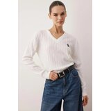 TRENDYOLMILLA ženski duks Twoaw26Kz00259, Ecru | Eponuda.com