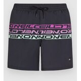 O'neill Cali Stripe 16'' Boardshorts blk / prp upside down clean | Shoptok.si