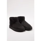 Trendyol Black Flatform Low Heel Women's Boots