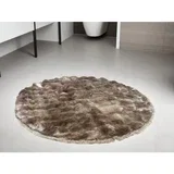 Okrugla Prostirka za kupatilo fi 100cm Braon boja