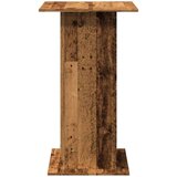 vidaXL Barska miza s policami starinski les 60x60x102 cm inž. les | Shoptok.si