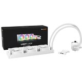 BE QUIET LIGHT LOOP, 360mm White [LGA-1851 Default ILM and RL-ILM support], Pump with progressive IC, Three Light Wings LX PWM high-speed fans 120mm, ARGB-PWM hub for impressively vibrant ARGB illumination BW023 | ePonuda.com