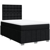 Maison Chic Box spring postelja - Vzmetna postelja z vzmetnico črn 120x200 cm blago SL24228, (21879787) | Shoptok.si