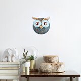 OWL 3 - copper multicolor decorative metal wall accessory Cene