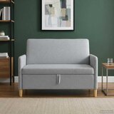 SOFA s pohranom Svjetlosiva 122 x 78 x 87 cm Poliester | shoptok.hr