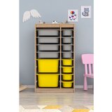 Hanah home Montana Xs 2D4N8U - Sonomo, Grey, Yellow Sonomo GreyYellow Multi Purpose Cabinet | ePonuda.com