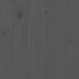 vidaXL Klubska mizica siva 80x81x36,5 cm trdna borovina | Shoptok.si