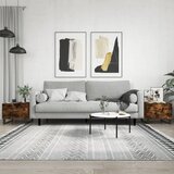 vidaXL Klubske mizice 2 kosa dimljeni hrast 50x50x40 cm inženirski les Cene