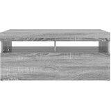 TV ormarić s LED svjetlima boja sivog hrasta sonome 90x35x40 cm | shoptok.hr