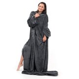 DecoKing Deka s rukavima Lazy 150x180 cm, grafitna | shoptok.hr