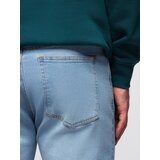 Ombre Men's denim joggers with asymmetrical stitching - blue | shoptok.hr