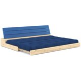Karup Design Plava sklopiva sofa od samta 196 cm Base – | shoptok.hr