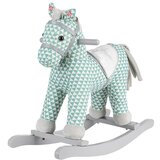 Kikka Boo plišana igračka Horse Green sa klackalicom i muzikom | ePonuda.com