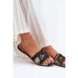 Boto Flat Women's Slippers With Decorative Buckle Black Clariola | shoptok.hr