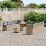 Sjedeća garnitura za vrt Bež i svijetlo siva 90 x 55 x 71 cm | shoptok.hr