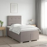  Boxspring krevet s madracem Sivosmeđa 120 x 190 cm Tkanina | shoptok.hr