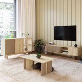 Hanah home set nameštaja za dnevnu sobu Ravello, topli hrast / hrast Sapphire Cene