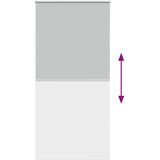 Rolo zavjesa Blackout svijetlo siva 100x210 cm Širina tkanine | shoptok.hr