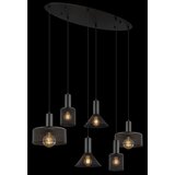 Globo 15648-6H - visilica na sajli jedd 6xE27/60W/230V crna | Eponuda.com