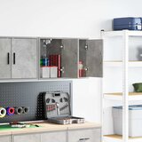 vidaXL Garažni zidni ormarići 2 kom od konstruiranog drva Cijene