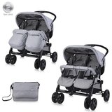 Lorelli kolica za blizance twin sa torbom cool grey 2023 Cene'.'