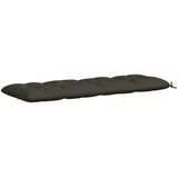  Jastučić za klupu VIANEN 100% poliester Antracit - Antracit 180 x 60 x 12 cm | shoptok.hr