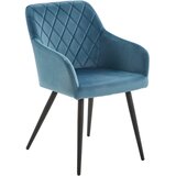 Livetastic naslanjač, les, kovina, tekstil modra, črna | Shoptok.si