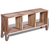 vidaXL tV kabinet od tika s 3 police | shoptok.hr