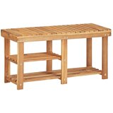 vidaXL Stalak za cipele 90 x 32 x 46 cm od masivnog bagremovog drva | shoptok.hr