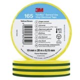 3m PVC izolir traka žuto-zelena 19 mm x 20 m x 0.15 mm Temflex | Eponuda.ba