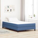 vidaXL Vzmetnica s pocket vzmetmi, modra, srednja, 120x200x20 cm, tkanina | Shoptok.si