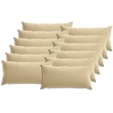  Presvlaka za jastuk 12 pcs HEERLEN Bež 40 x 80 cm Poliester | shoptok.hr