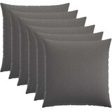  Presvlaka za jastuk 6 kom. HEERLEN Svjetlosiva 80 x 80 cm - Svjetlosiva 80 x 80 cm 6 | shoptok.hr