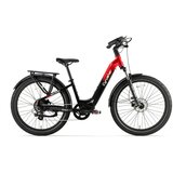 Cyrusher Električno mestno kolo Grace, 48V 250W 15Ah, dvojni senzor, rdeče, (5000008643) Cene