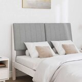 vidaXL tapecirani uzglavlje svijetlo siva 120 cm čvrsto borovo drvo | shoptok.hr