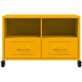 vidaXL TV omarica gorčično rumena 68x39x43,5 cm hladno valjano jeklo, (21242049) | Shoptok.si