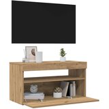 TV ormarić s LED svjetlima Artisan hrast 75x35x40 cm | Eponuda.ba