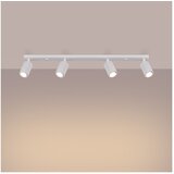 Nice Lamps Bela stropna svetilka 6,5x81 cm Gleam – | Shoptok.si